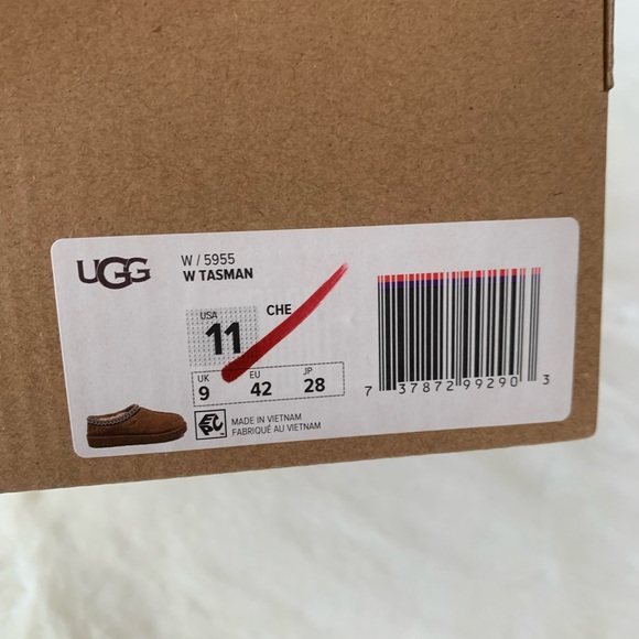 UGG TASMAN SUEDE SLIPPERS - Picture 8 of 9